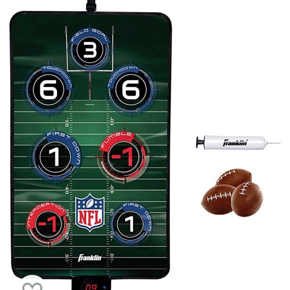 Franklin Sports NFL Score N’ Sounds Electronic Football Target Toss Game - Picture 2 of 12